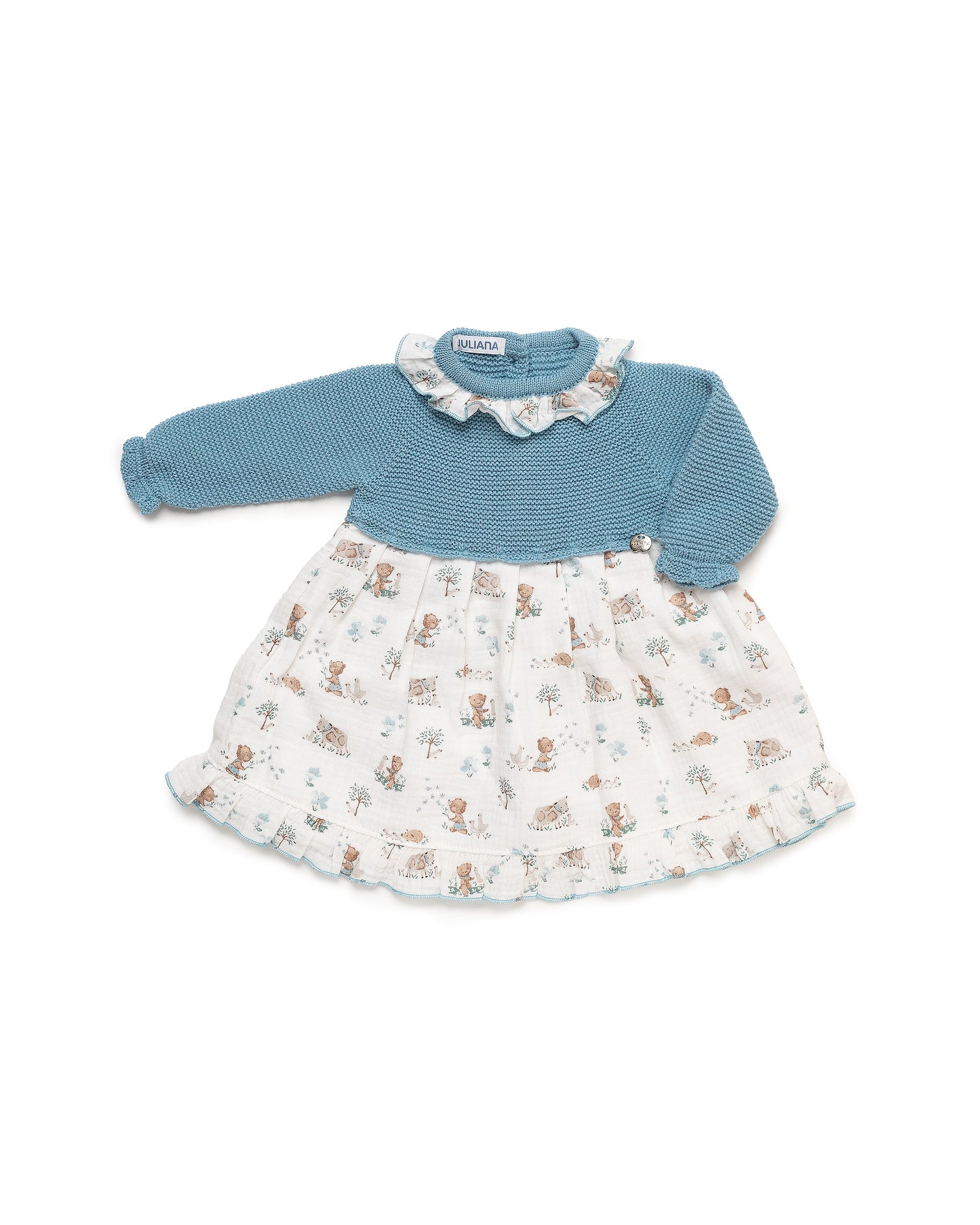 Vestido cuerpo punto animalitos- C. Trazos de Juliana