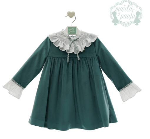 Vestido infantil terciopelo- C. Ava de Marta y Paula