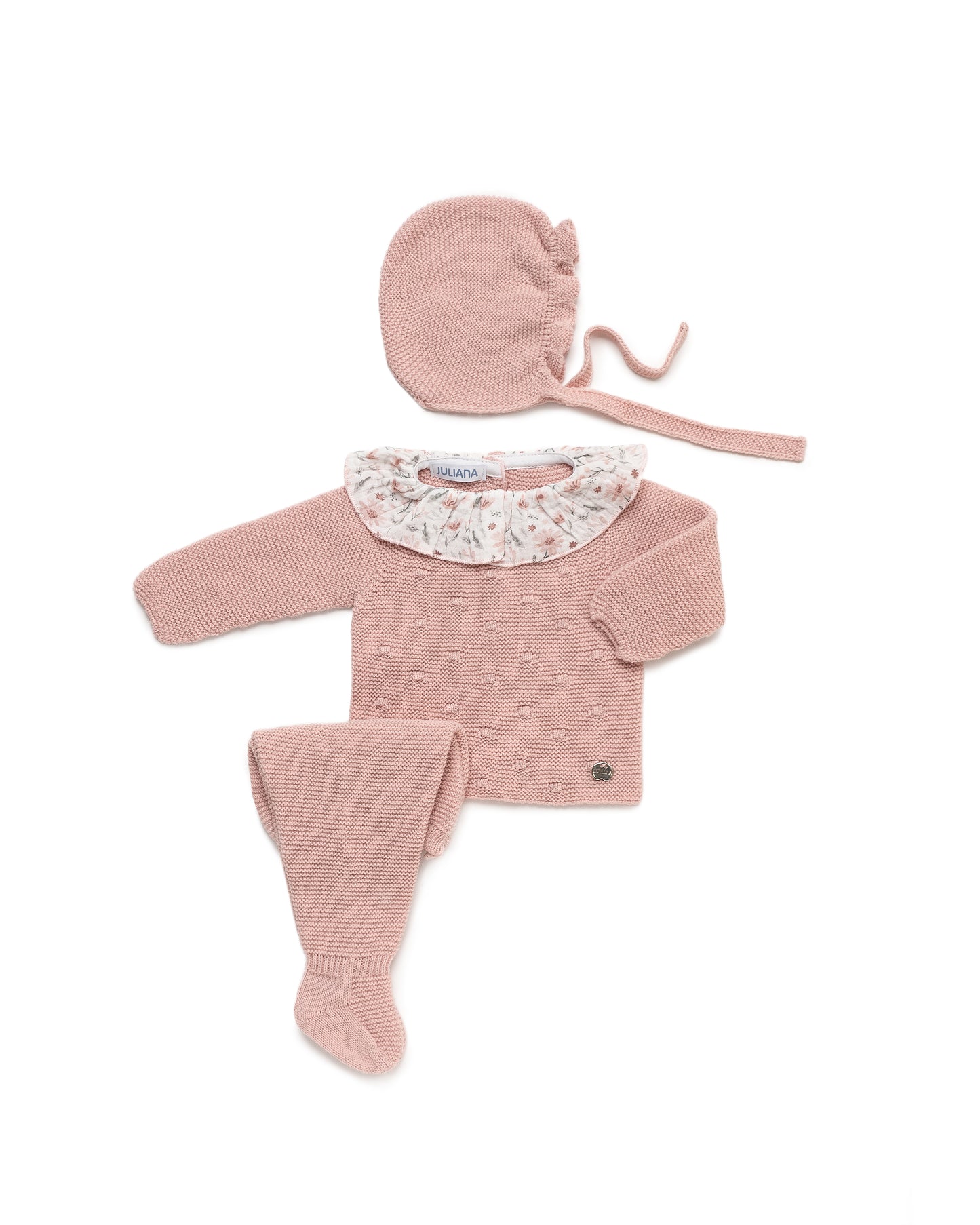 Conjunto 3 piezas punto bodoques- C. Arte de Juliana