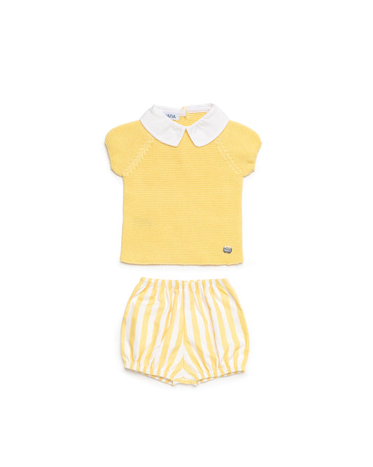 CONJUNTO PANTALON TELA RAYADA