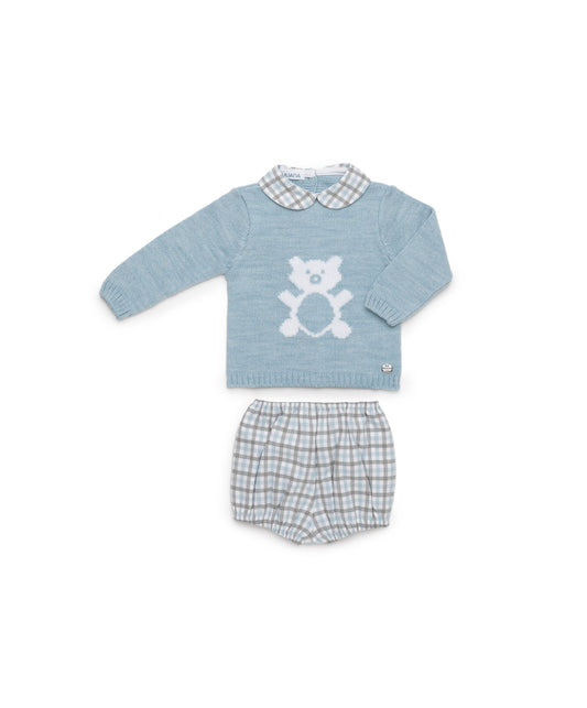 CONJUNTO PANTALON CUADRITOS OSO