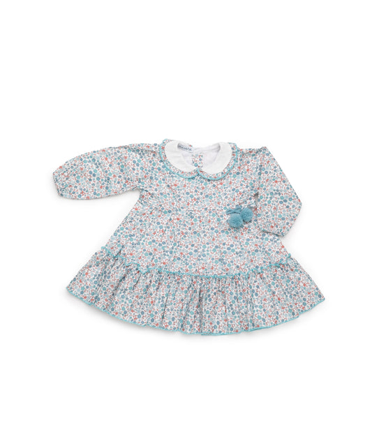 VESTIDO VOLANTES FLORECITAS